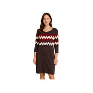 Sandra Darren size M Aztec print sweater dress.